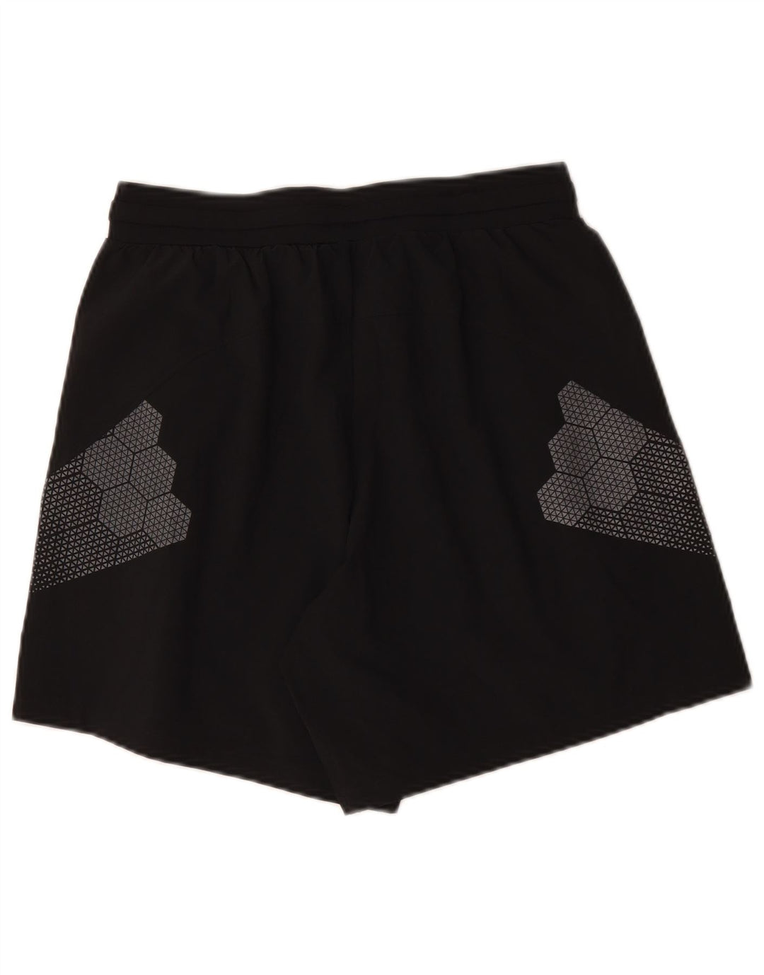 Pantaloncini sportivi grafici da uomo Under Armour poliestere medio nero