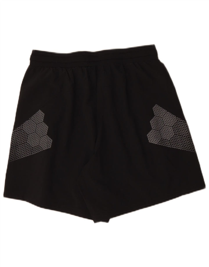 Pantaloncini sportivi grafici da uomo Under Armour poliestere medio nero