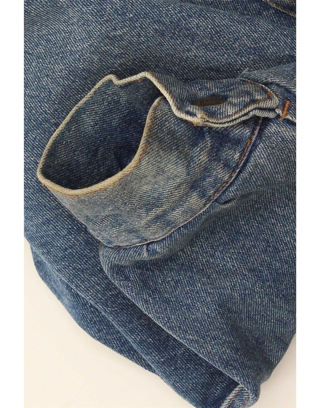 Giacca in denim Sherpa da uomo Rifle UK 38 Cotone blu medio