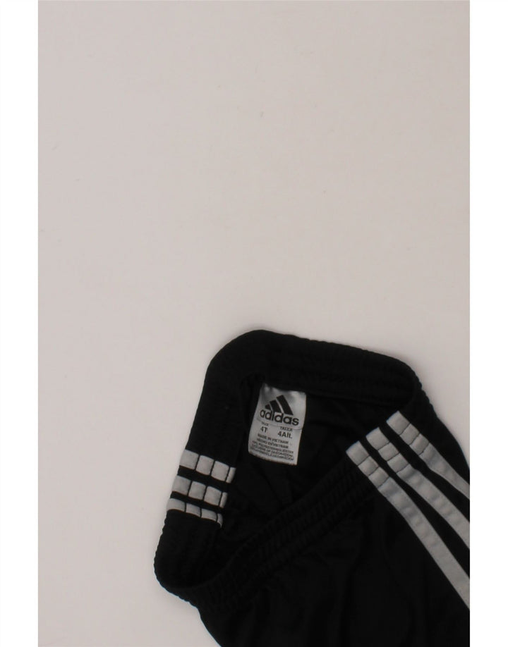 ADIDAS Boys Sport Shorts 3-4 Years  Black Polyester Vintage Adidas and Second-Hand Adidas from Messina Hembry 