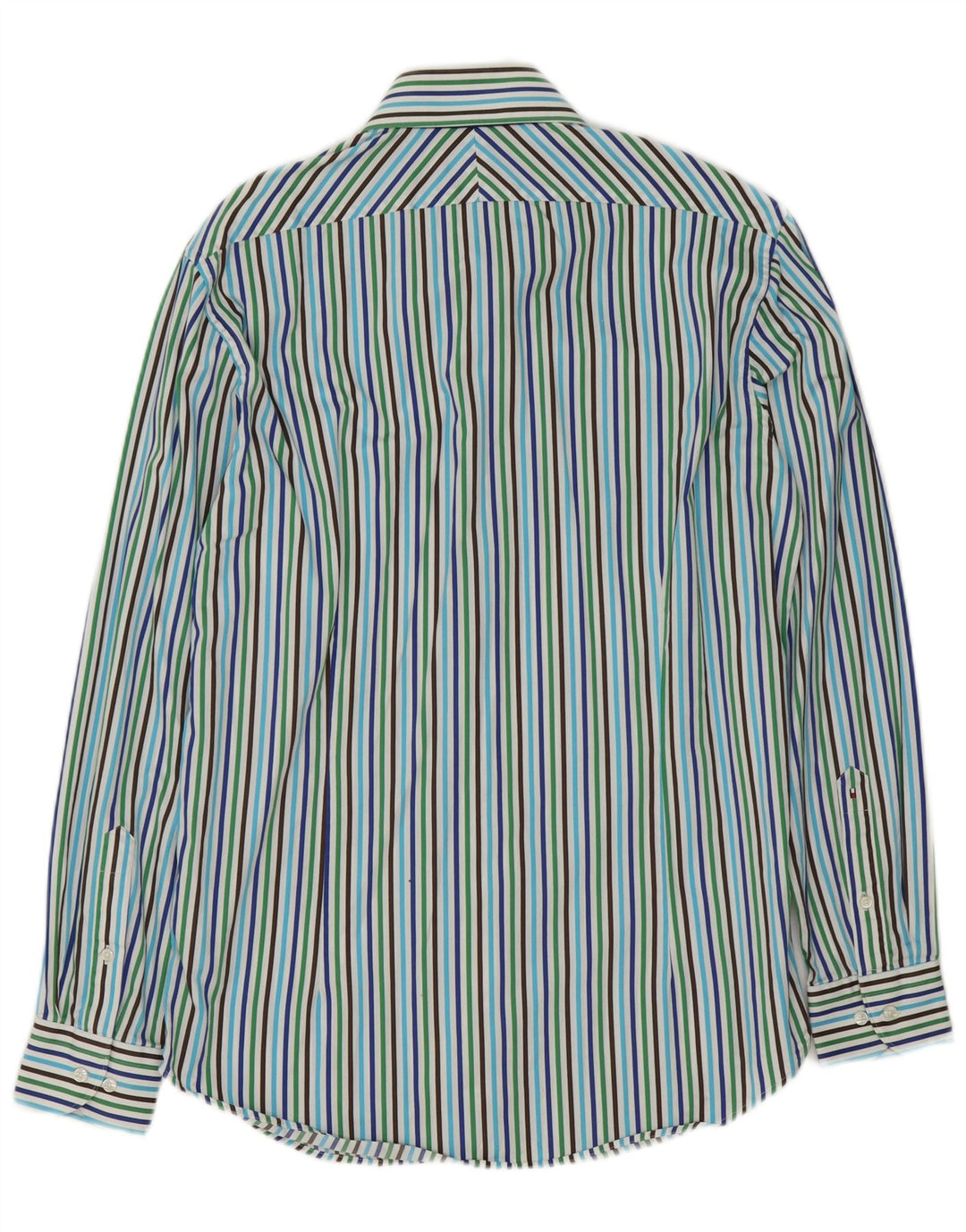 Camicia aderente da uomo Tommy Hilfiger taglia 39 15 1/2 media multicolore