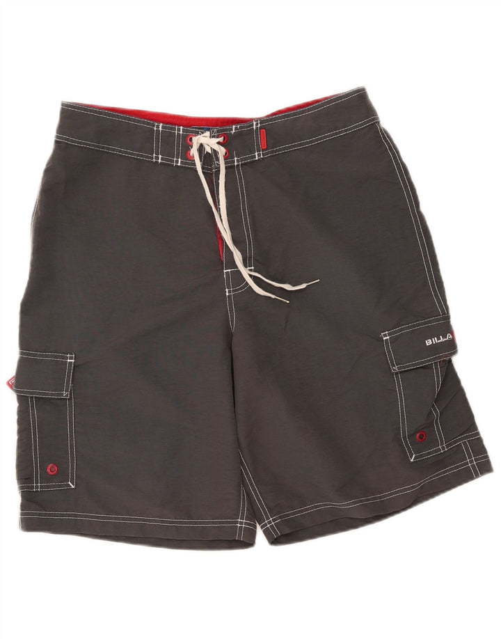 Pantaloncini da bagno da uomo Billabong grandi grigi in poliammide
