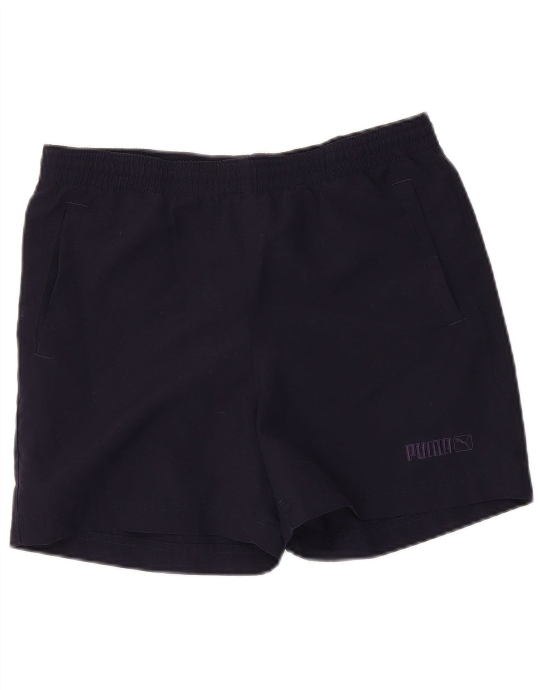 Pantaloncini sportivi Puma da bambino 13-14 anni in poliestere blu navy