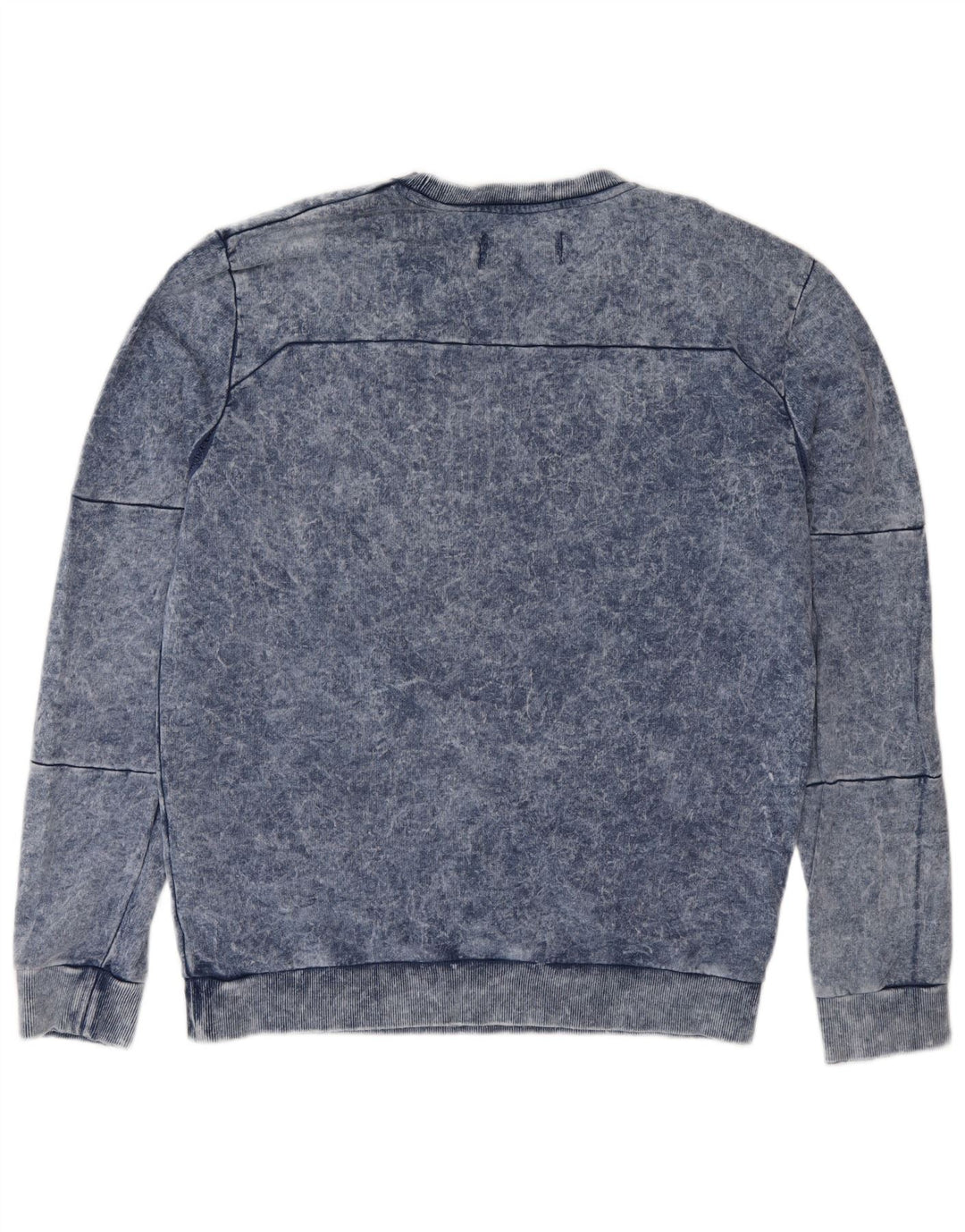 Calvin Klein Jeans Felpa grafica da uomo Maglione in cotone blu medio