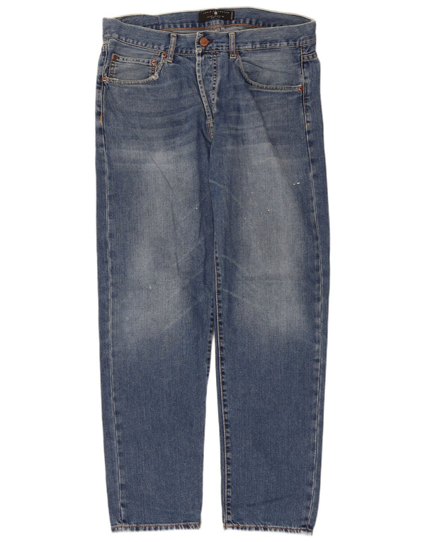 Jeans dritti da uomo Zara EU 44 Large W34 L29 Blu