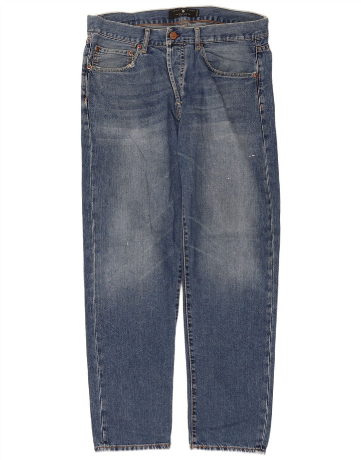 Jeans dritti da uomo Zara EU 44 Large W34 L29 Blu