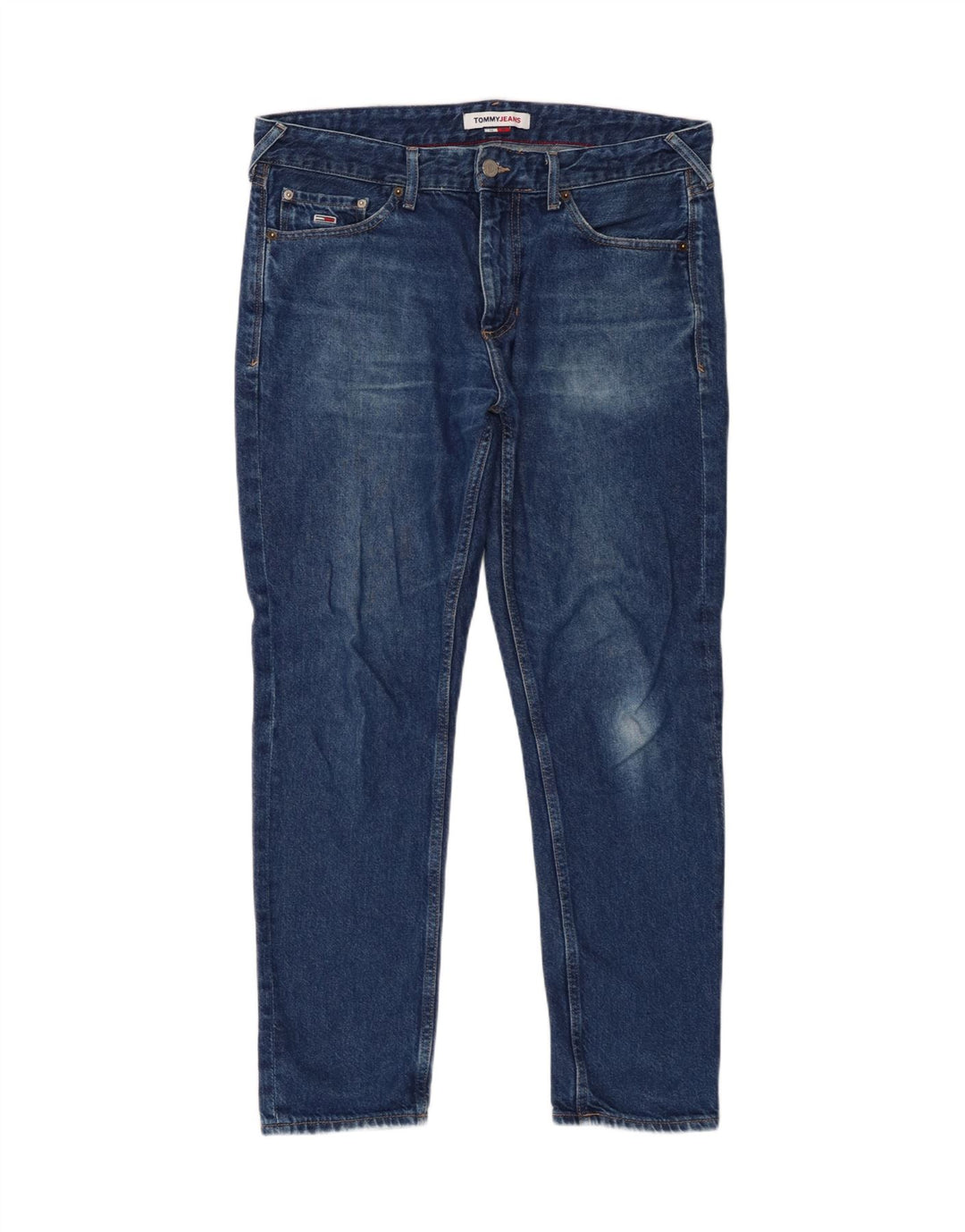 Jeans slim da uomo Tommy Hilfiger W32 L30 cotone blu