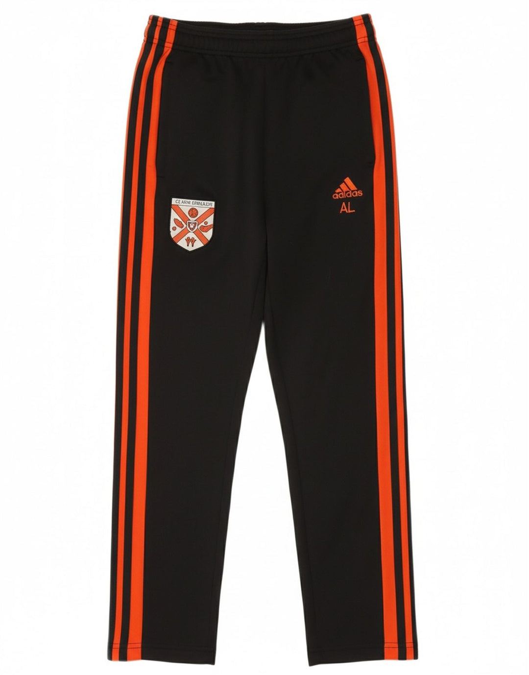 ADIDAS Boys Graphic Tracksuit Trousers 11-12 Years  Black Polyester