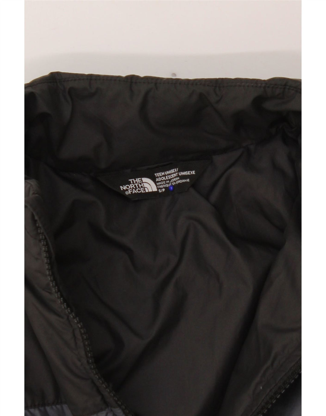 Gilet imbottito per ragazzi The North Face 7-8 anni piccolo in poliestere color block grigio