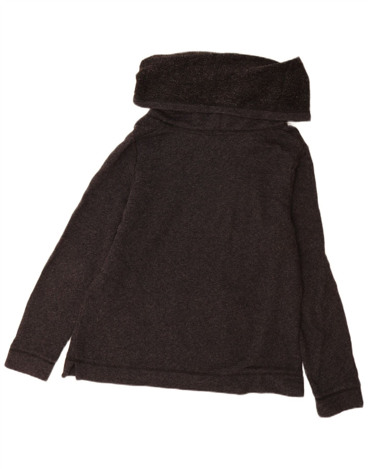 Maglione con cappuccio e collo alto da donna J. Crew UK 16 grande grigio