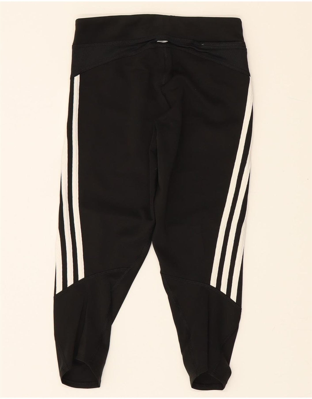ADIDAS Womens Climalite Capri Leggings UK 6 XS Black Polyester Vintage Adidas and Second-Hand Adidas from Messina Hembry 