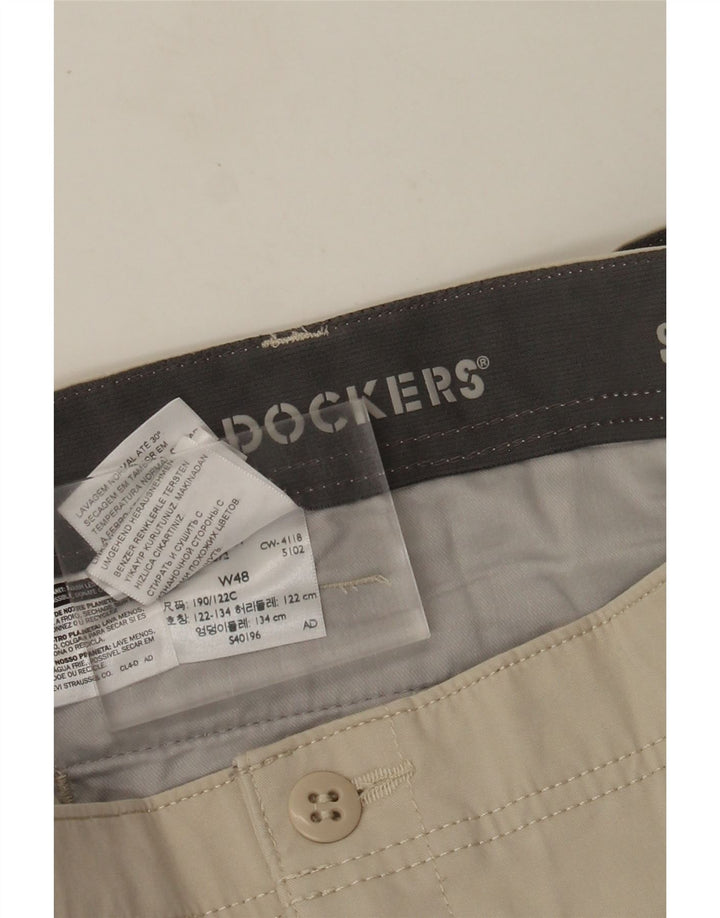 DOCKERS Pantaloncini chino da uomo W48 4XL Cotone beige
