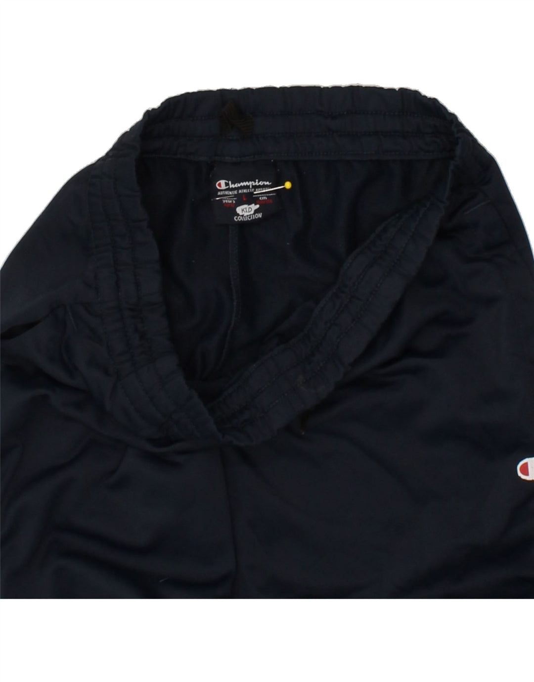 CHAMPION Boys Tracksuit Trousers 11-12 Years Large  Navy Blue Polyester Vintage Champion and Second-Hand Champion from Messina Hembry 