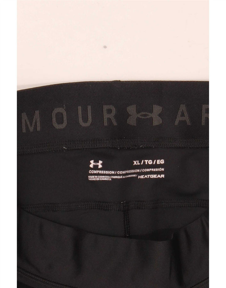 Leggings corti a compressione da donna Under Armour UK 18 XL neri
