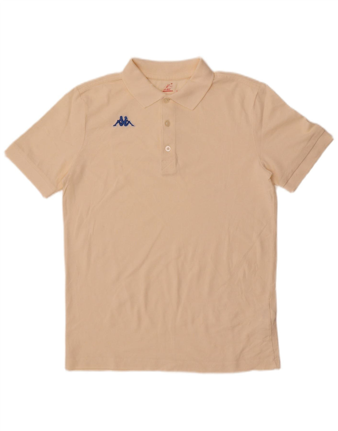 Polo Kappa Uomo Cotone Medio Bianco