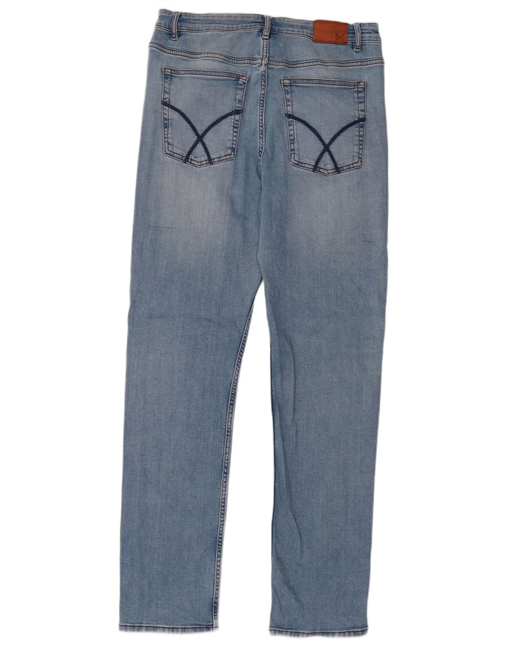 Crew Clothing Jeans dritti da uomo W32 L31 Cotone blu