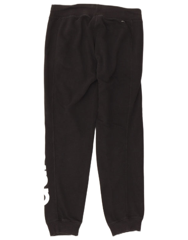 Pantaloni da tuta con grafica Adidas da donna Joggers UK 12/14 Medio Nero