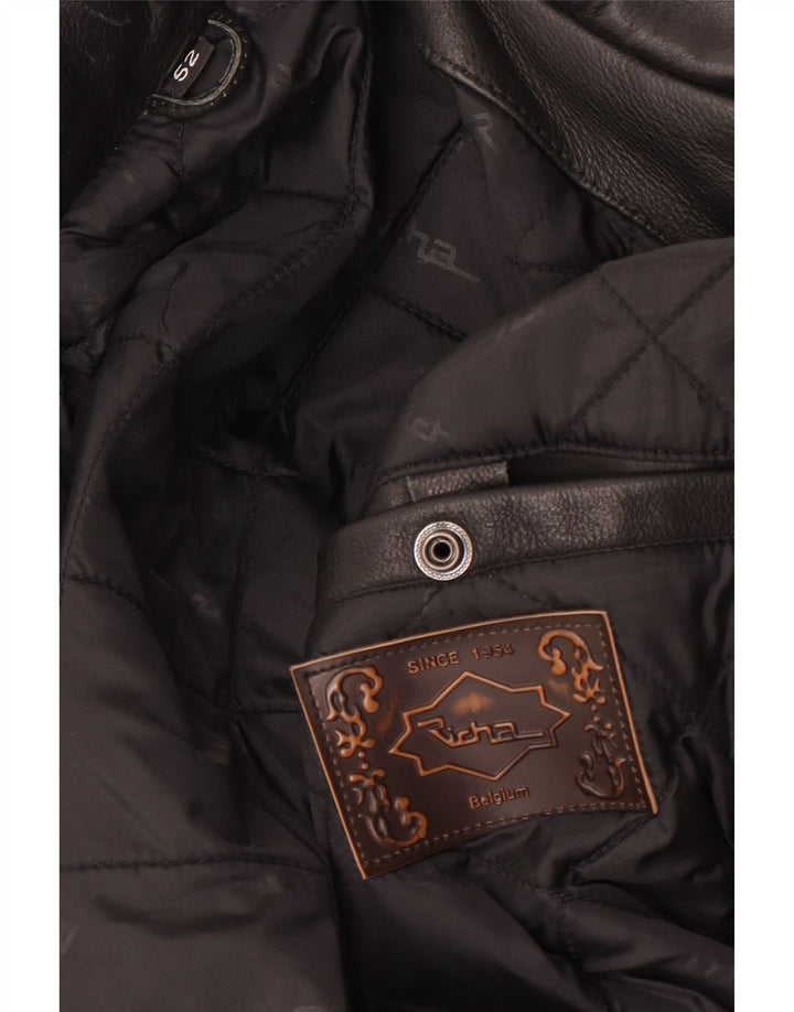Giacca da motociclista in pelle Richa Motorstyle da uomo EU 52 XL Marrone