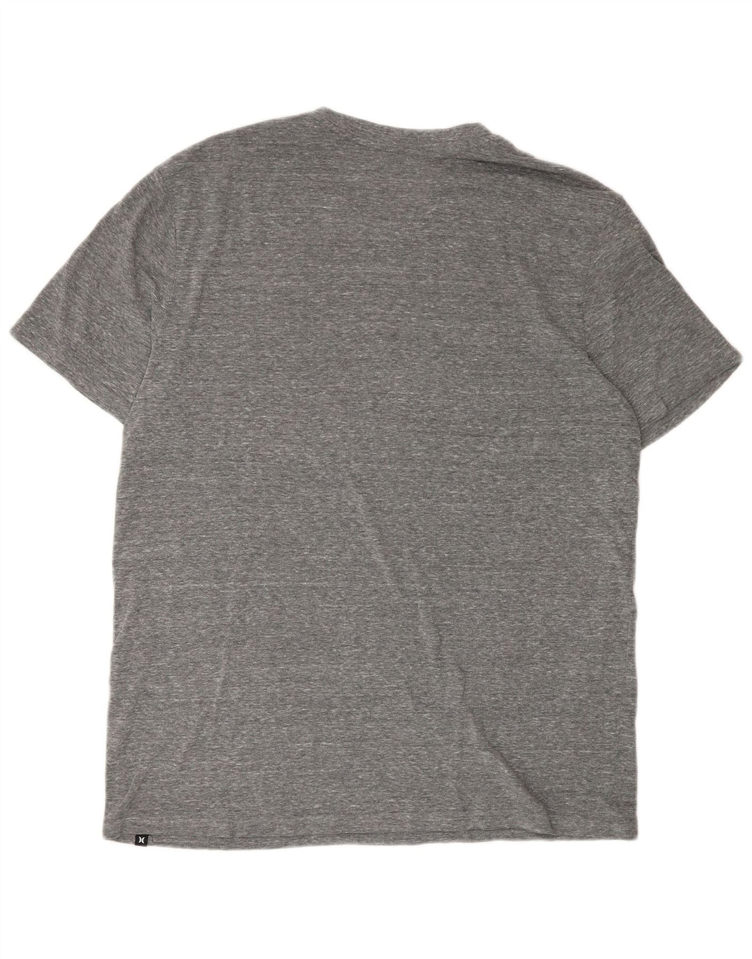 T-shirt grafica da uomo Hurley Top grande in poliestere chiazzato grigio