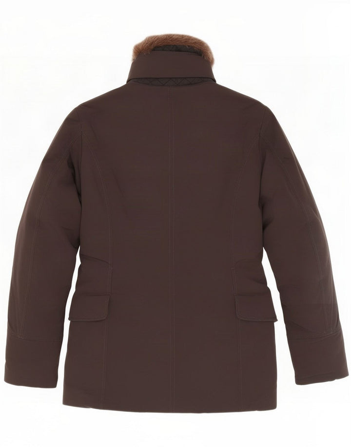 PEUTEREY Giacca parka imbottita da donna IT 44 Poliestere marrone medio