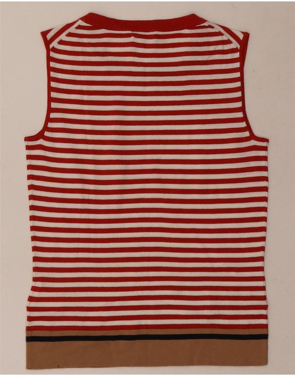 Canotta da donna Hobbs UK 6 XS cotone a righe rosse