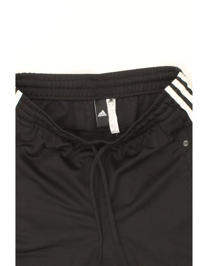 ADIDAS Womens Tracksuit Trousers  UK 8/10 Small Black Polyester Vintage Adidas and Second-Hand Adidas from Messina Hembry 