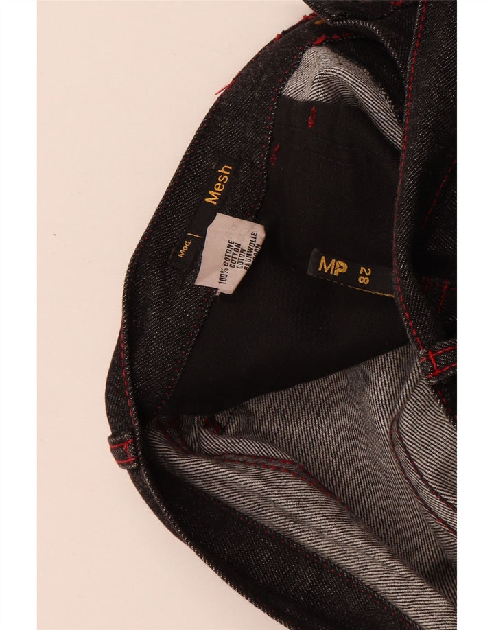 Jeans slim a rete da donna Meltin' Pot W33 L33 cotone nero