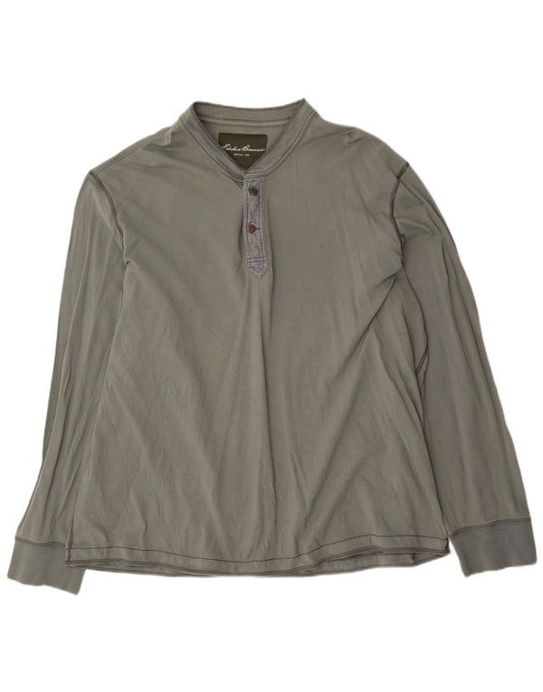 Eddie Bauer Maglia da uomo a maniche lunghe 2XL Cotone verde