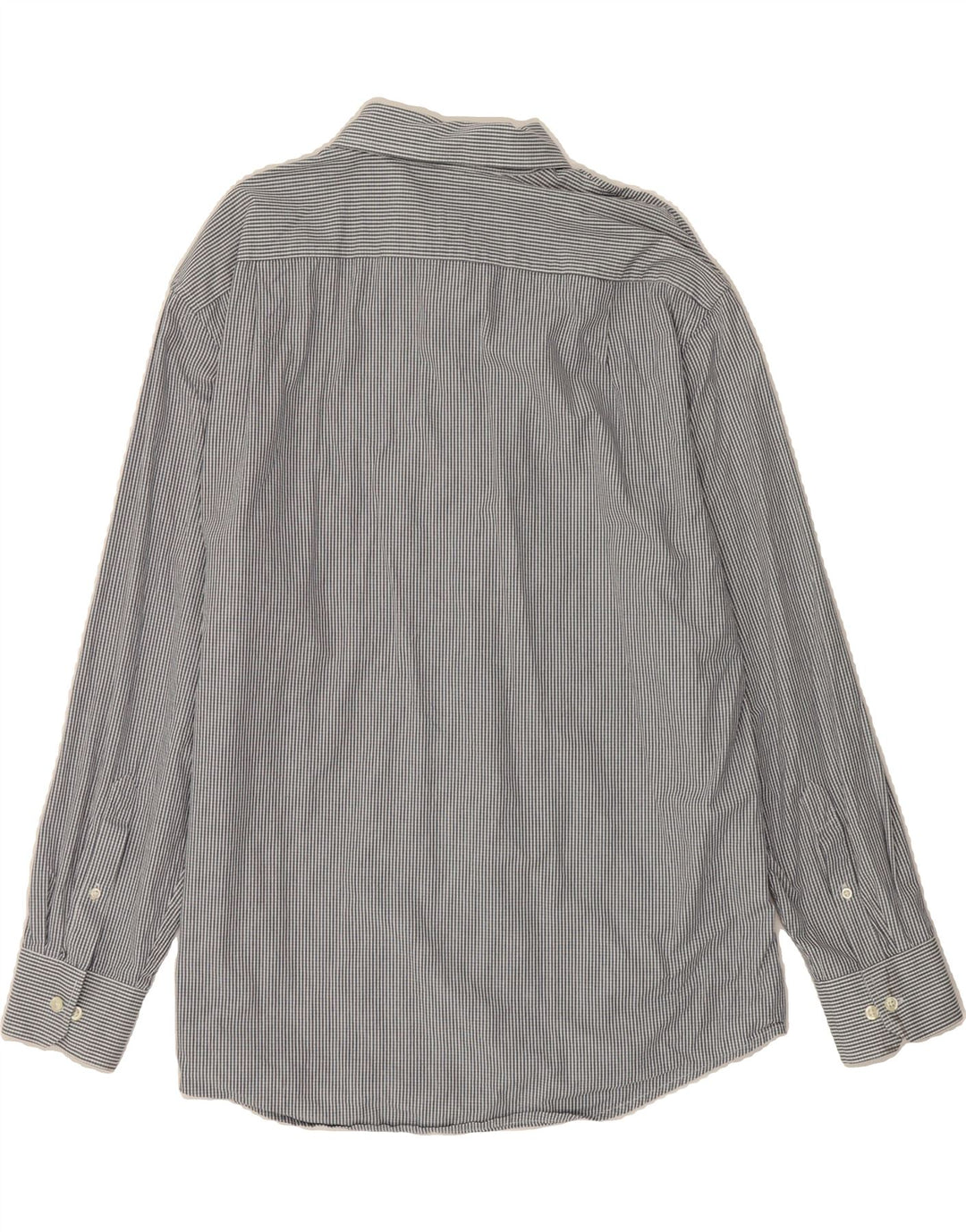 IZOD Mens Shirt XL Grey Check Cotton Vintage Izod and Second-Hand Izod from Messina Hembry 