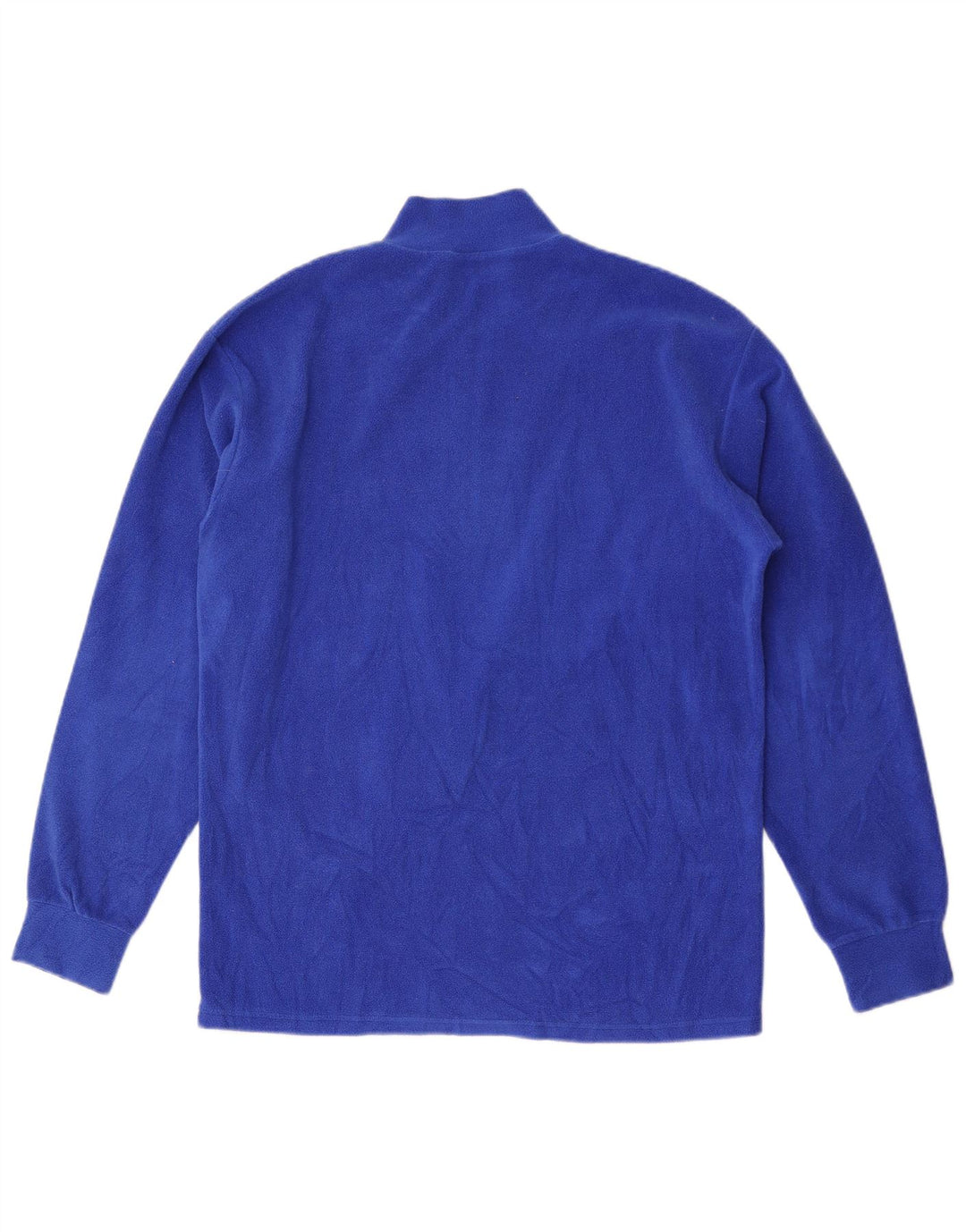 Maglione in pile da uomo Fila con zip e collo IT 40 poliestere blu medio