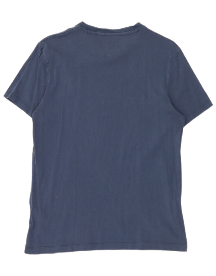 T-shirt da uomo slim fit Timberland Top medio in cotone blu navy