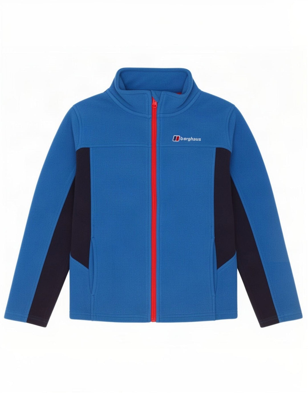 Giacca in pile da bambino Berghaus 9-10 anni in poliestere color block blu