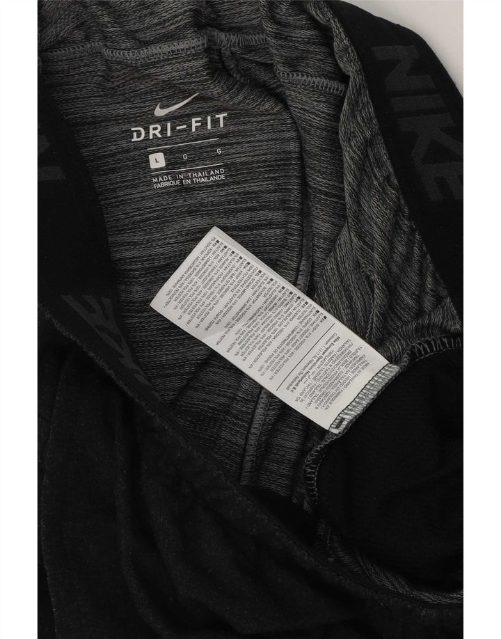 Pantaloncini sportivi Nike Dri Fit da uomo, grandi, in poliestere chiazzato grigio