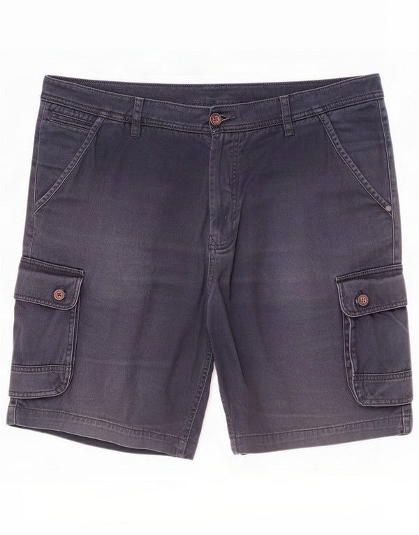 Crew Clothing Mens Cargo Shorts XL W40 Navy Blue Cotton