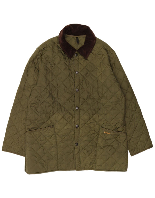 Giacca trapuntata da uomo Barbour UK 42 XL poliestere verde