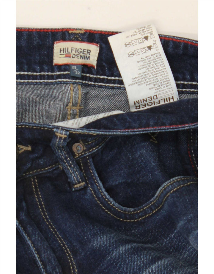 Jeans bootcut da donna Tommy Hilfiger W29 L32 cotone blu navy