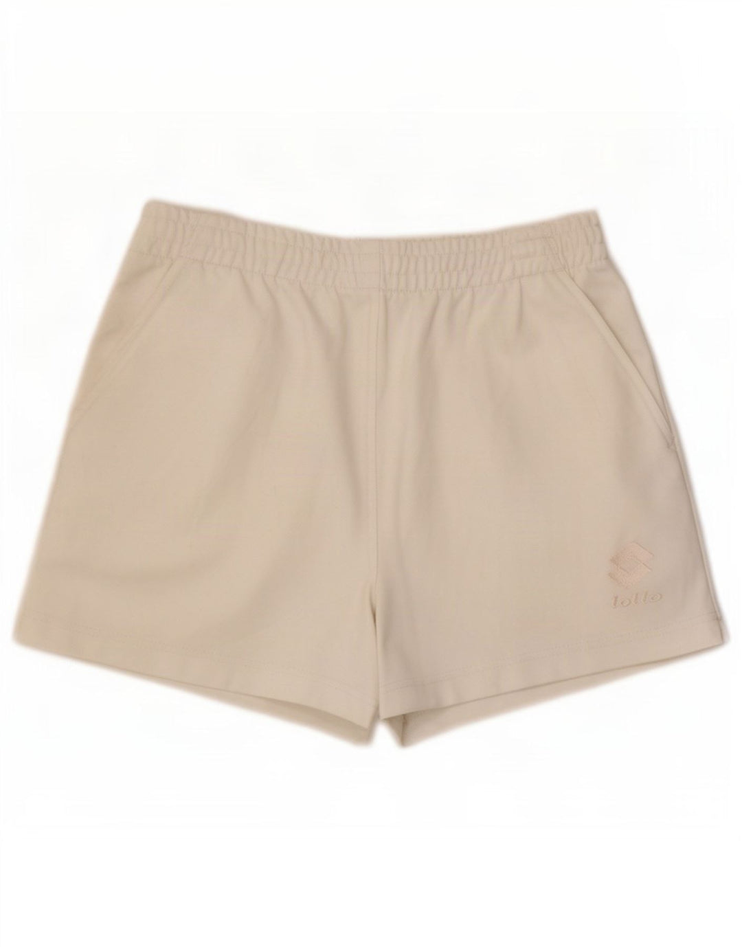 Pantaloncini sportivi da donna Lotto UK 8 Small bianchi