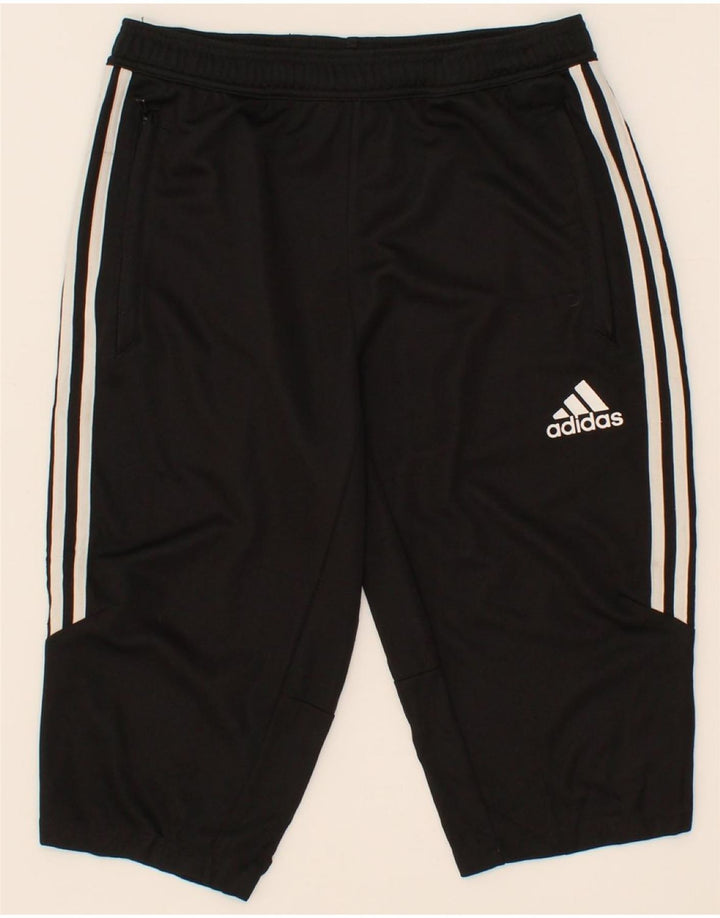 ADIDAS Womens Climacool Bermuda Sport Shorts UK 14 Medium  Black Polyester Vintage Adidas and Second-Hand Adidas from Messina Hembry 