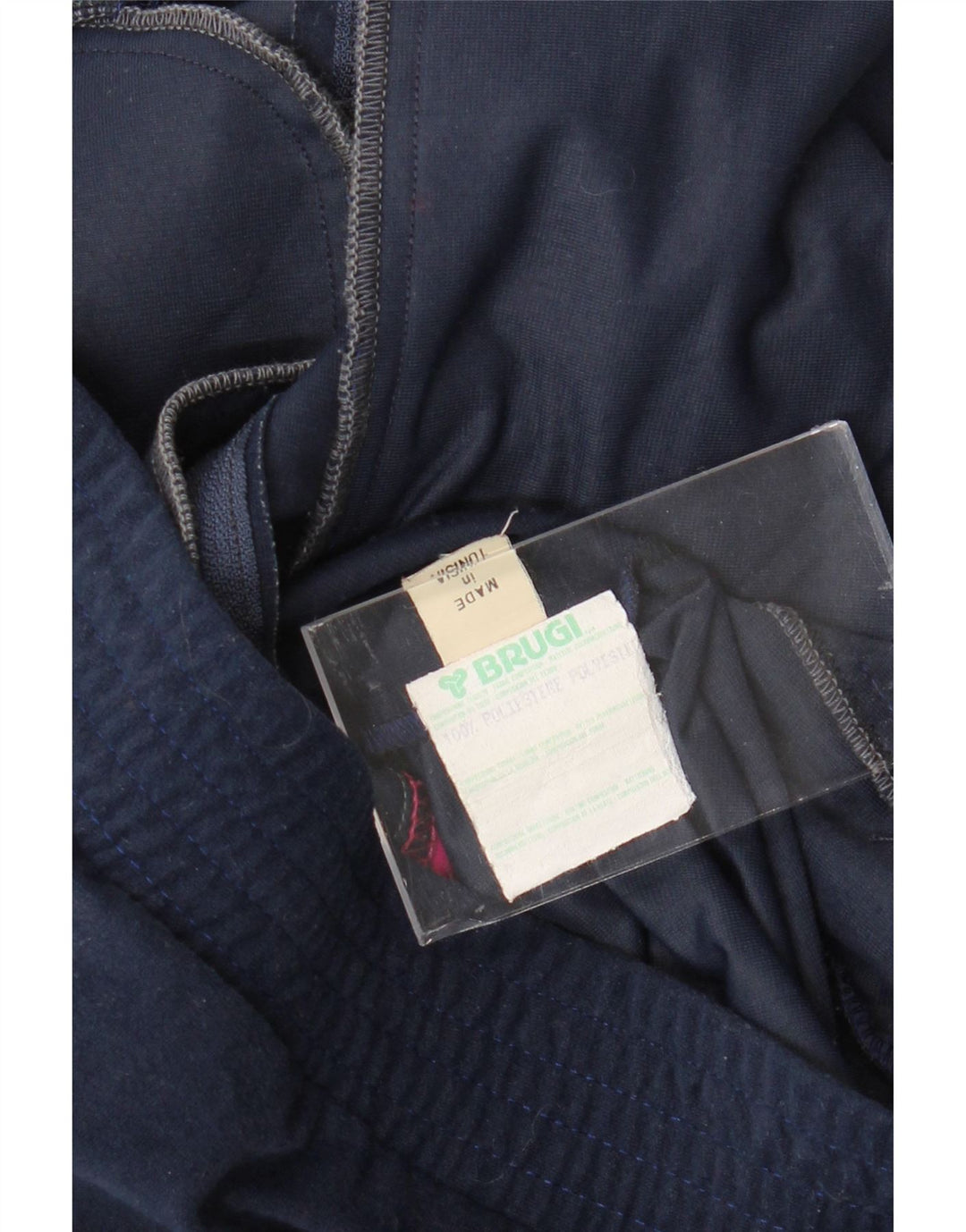 BRUGI Giacca da tuta da uomo di grandi dimensioni in poliestere color block multicolore