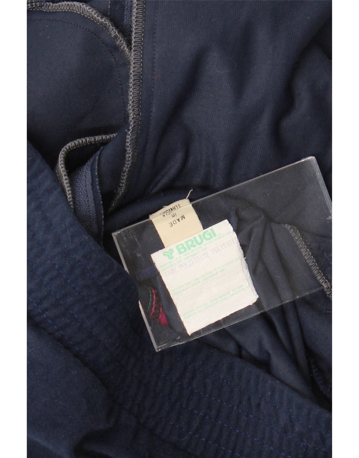 BRUGI Giacca da tuta da uomo di grandi dimensioni in poliestere color block multicolore