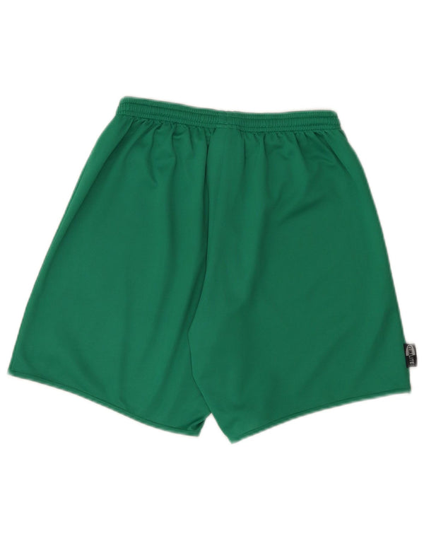 Pantaloncini sportivi Adidas Climalite da uomo piccoli in poliestere verde