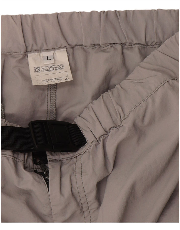 Montura Pantaloni cargo dritti da escursionismo da donna Large W34 L33 Grigi