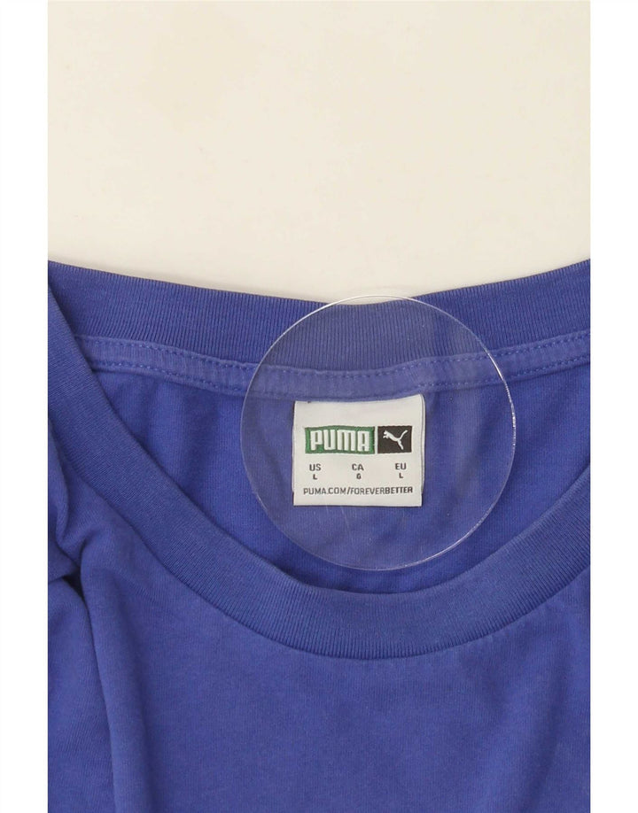 Maglietta Puma da uomo grande blu