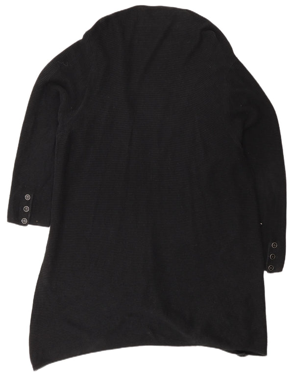 Maglione cardigan lungo autografo da donna Marks & Spencer UK 18 XL Nero