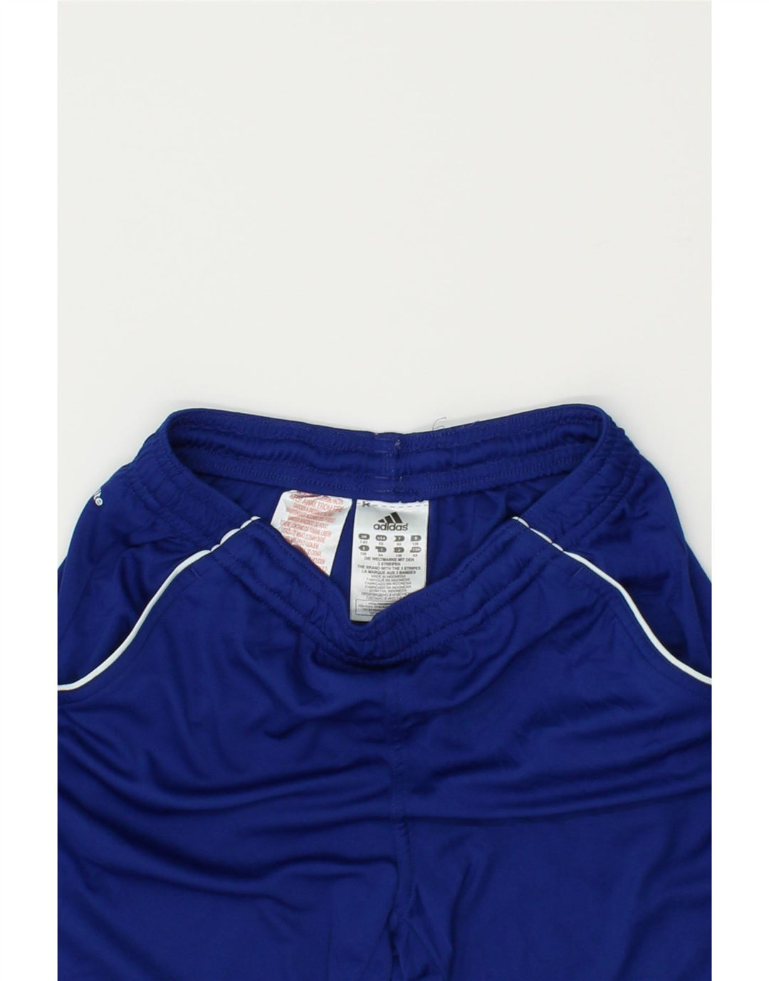 ADIDAS Boys Climalite Sport Shorts 7-8 Years Blue Polyester | Vintage Adidas | Thrift | Second-Hand Adidas | Used Clothing | Messina Hembry 