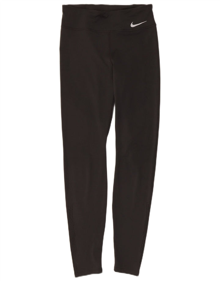 Leggings Dri Fit da donna NIKE UK 8 piccoli neri