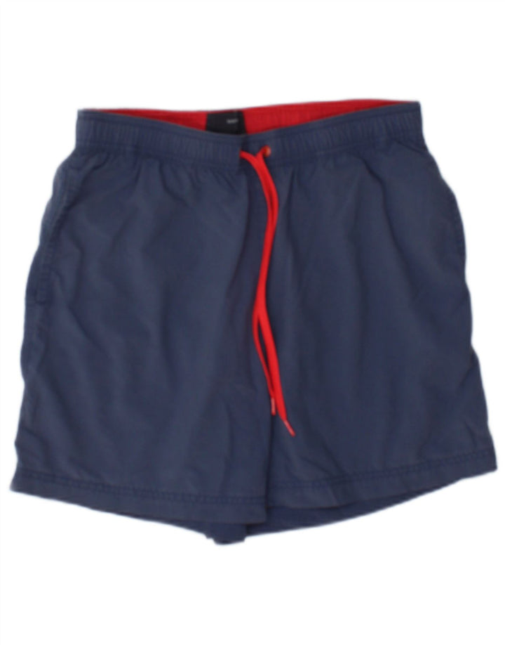 Pantaloncini da bagno slim fit da uomo Tommy Hilfiger blu medio color block