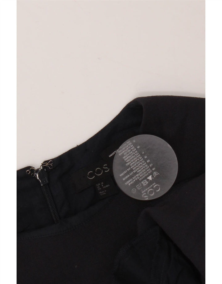 Abito a trapezio a maniche lunghe da donna Cos EU 38 Poliestere medio blu navy