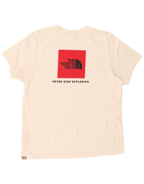 T-shirt grafica da uomo The North Face Top XL in cotone bianco