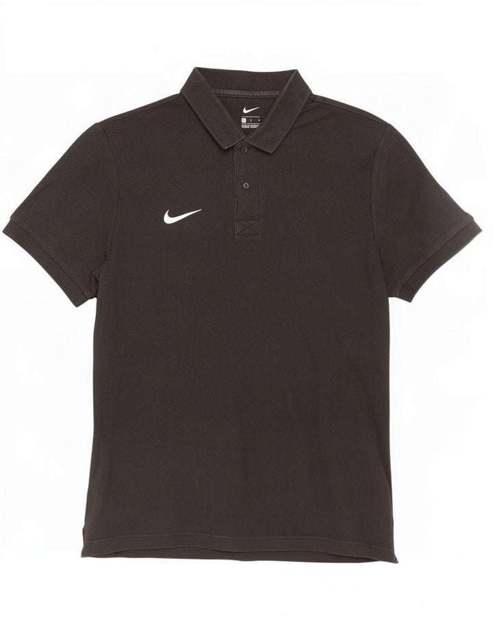 Polo Nike da uomo grande in cotone nero